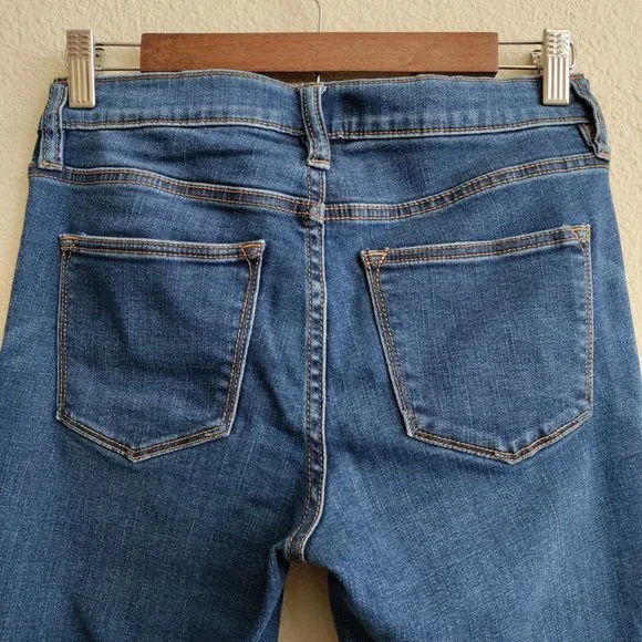 J. Crew Mid Rise Skinny Jeans in Rockaway Wash Size W27 L28 - Picture 5 of 12